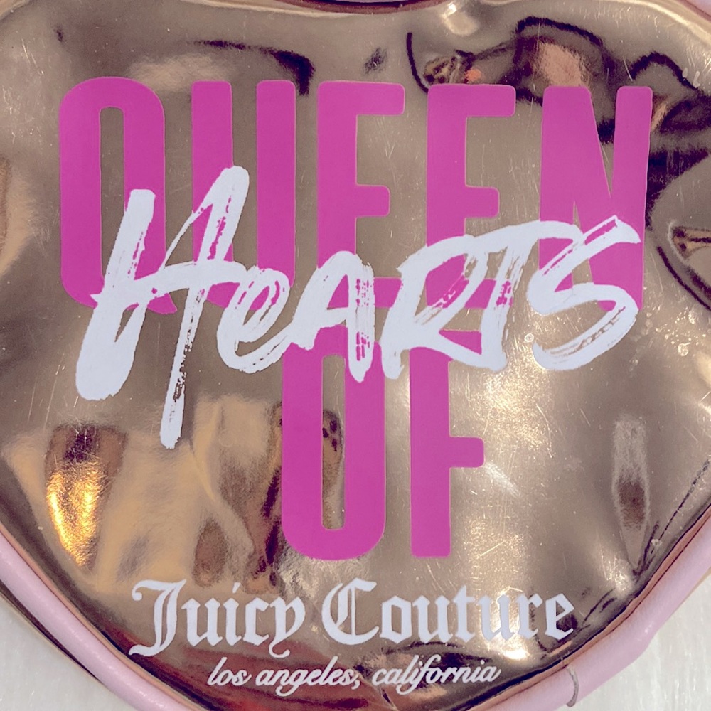 Juicy Couture Queen Of Hearts Coin Purse NWOT Excellent Condition